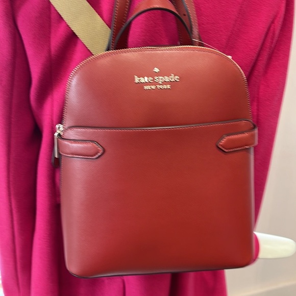 Kate Spade Staci Dome Backpack 
Red Currant - Picture 5 of 16
